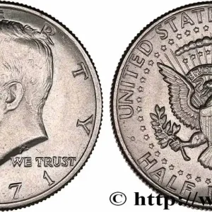 Acheter En Ligne ÉTATS-UNIS D'AMÉRIQUE 1/2 Dollar Kennedy 1971 Philadelphie fwo_761555 Monde