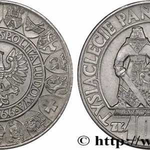 Affaire À Saisir POLOGNE 100 Zlotych - 1000 ans de la Pologne 1966 Varsovie fwo_764634 Monde