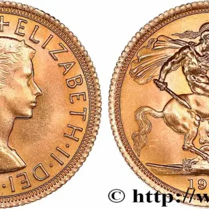 Super Prix OR, PALLADIUM ET PLATINE INVESTISSEMENT 1 Souverain Élisabeth II 1967 Londres fwo_765378 Monde