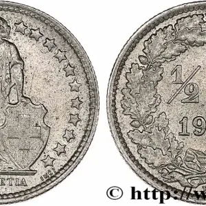 Jusqu’à Épuisement Des Stocks SUISSE 1/2 Franc Helvetia 1961 Berne - B fwo_765454 Monde