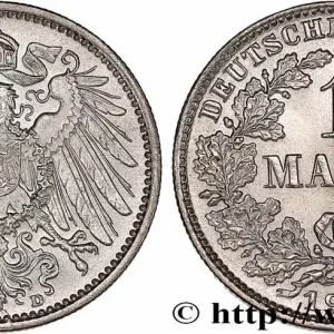 Meilleur Prix ALLEMAGNE 1 Mark Empire aigle impérial 1915 Munich fwo_766371 Monde