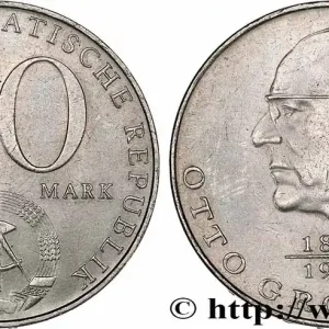 Dernier Modèle ALLEMAGNE RÉPUBLIQUE DÉMOCRATIQUE 20 Mark Otto Grotewohl 1973 fwo_766372 Monde