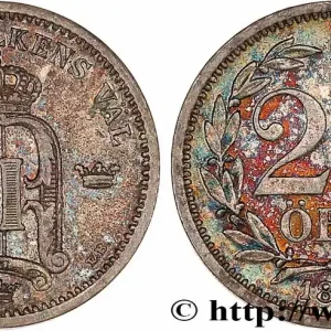 SUÈDE 25 Ore Oscar II de Suède et de Norvège 1880 fwo_766406 Monde Livraison Mondiale