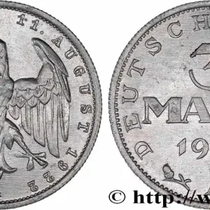 Prix Réduit ALLEMAGNE 3 Mark Jour de la Constitution 1922 Berlin fwo_768558 Monde