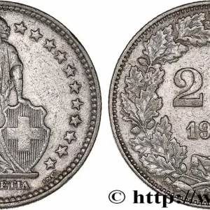 SUISSE 2 Francs Helvetia 1940 Berne fwo_768957 Monde Bon Plan