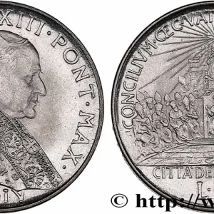 Dernière Chance VATICAN ET ÉTATS PONTIFICAUX 50 Lire Jean XXIII an IV - Concile Vatican II 1962 Rome fwo_769042 Monde
