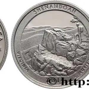 ÉTATS-UNIS D'AMÉRIQUE 1/4 Dollar Parc national de Shenandoah - Virginie - Silver Proof 2014 San Francisco fwo_766089 Monde Vente Flash