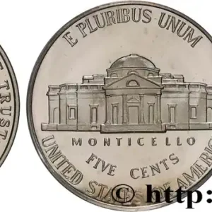 Expédié Aujourd’hui ÉTATS-UNIS D'AMÉRIQUE 5 Cents président Thomas Jefferson d’après Rembrandt Peale - Proof 2007 San Francisco fwo_766102 Monde