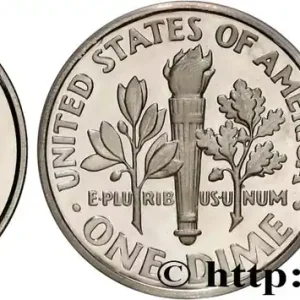 ÉTATS-UNIS D'AMÉRIQUE 1 Dime Franklin Roosevelt Silver Proof 2007 San Francisco fwo_766105 Monde Meilleur Prix