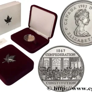 Remise CANADA 1 Dollar Elisabeth II / 125e anniversaire de la Confédération 1982 fwo_704686 Monde