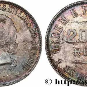 Vente Directe BRÉSIL 2000 Reis 1907 fwo_768745 Monde