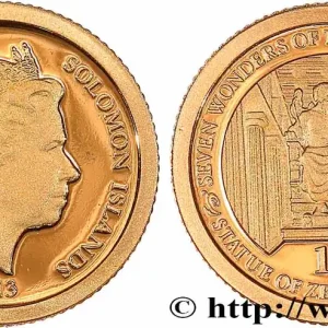 ÎLES SALOMON 1 Dollar Proof Statue de Zeus à Olympie 2013 fwo_768756 Monde Seulement Aujourd’hui