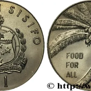 SAMOA Ouest 1 Tala série FAO emblème / cocotier 1980 fwo_707221 Monde Expédié Aujourd’hui