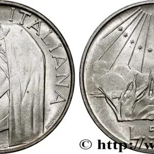 Meilleure Qualité ITALIE 500 Lire 700e anniversaire de la naissance de Dante Alighieri / l’Enfer 1965 Rome fwo_747464 Monde