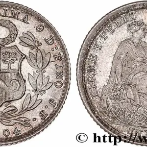 PÉROU 1 Dinero 1904 Lima fwo_761576 Monde Nouvel Arrivage