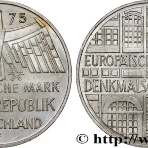 Exclusif ALLEMAGNE 5 Mark Proof Année européenne du patrimoine 1975 Stuttgart - F fwo_764477 Monde