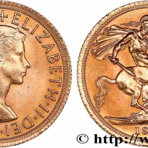 Livraison Mondiale OR, PALLADIUM ET PLATINE INVESTISSEMENT 1 Souverain Élisabeth II 1965 Londres fwo_765377 Monde