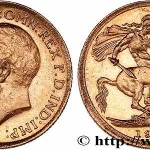 Nouvelle Collection OR, PALLADIUM ET PLATINE INVESTISSEMENT 1 Souverain Georges V 1915 Sydney fwo_765396 Monde