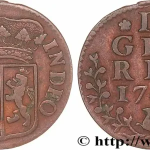 PAYS-BAS - PROVINCES-UNIES 1 Duit Gueldre 1753 fwo_767334 Monde Livraison Gratuite