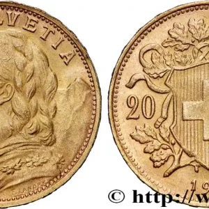 OR, PALLADIUM ET PLATINE INVESTISSEMENT 20 Francs or "Vreneli" 1947 Berne fwo_769547 Monde Produit De Marque