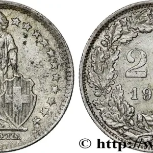 SUISSE 2 Francs Helvetia 1963 Berne fwo_769743 Monde Produit De Marque