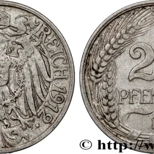Offre Limitée ALLEMAGNE 25 Pfennig Empire aigle impérial 1912 Stuttgart fwo_770494 Monde