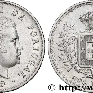 PORTUGAL 500 Réis Charles Ier 1899 fwo_770506 Monde Usine Directe