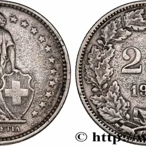 SUISSE 2 Francs Helvetia 1920 Berne - B fwo_770748 Monde Artisanat