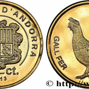 Meilleur Choix ANDORRE (PRINCIPAUTÉ) 1 Centim Proof grand tétras 2013 fwo_770887 Monde