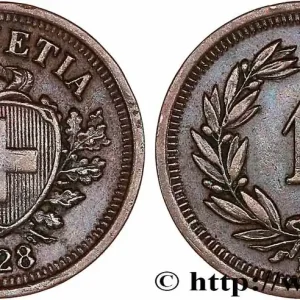 Promotion SUISSE 1 Centime (Rappen) Croix Suisse 1928 Berne fwo_770893 Monde