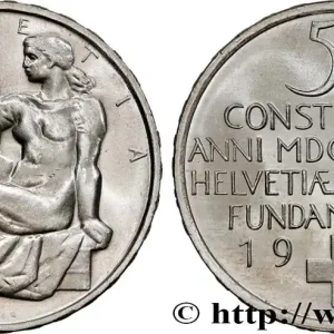 Gros Lot SUISSE 5 Francs centenaire de la constitution suisse 1948 Berne fwo_771955 Monde