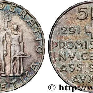 Offre Limitée SUISSE 5 Francs 650e anniversaire de la confédération 1941 Berne fwo_771962 Monde