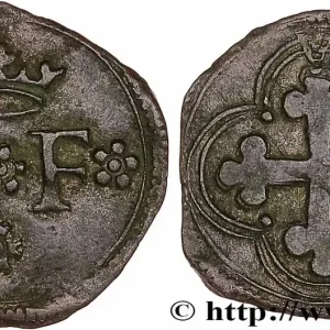 Seulement Aujourd’hui SAVOIE - DUCHÉ DE SAVOIE - EMMANUEL-PHILIBERT DIT "TÊTE DE FER" Quart de sol, 1er type (quarto di soldo, I tipo) s.d. Aoste fwo_771639 Monde