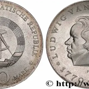 Offre Exclusive ALLEMAGNE RÉPUBLIQUE DÉMOCRATIQUE 10 Mark Ludwig Van Beethoven 1970 Berlin fwo_771802 Monde