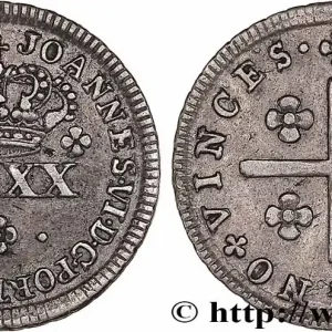 Dernière Chance PORTUGAL - ROYAUME DU PORTUGAL - JEAN VI LE CLÉMENT 1/2 Tostao (50 Reis) n.d. Lisbonne fwo_773469 Monde