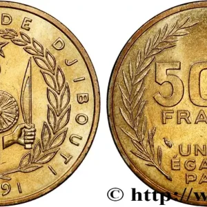 DJIBOUTI 500 Francs 1991 Paris fwo_750094 Monde Haute Qualité