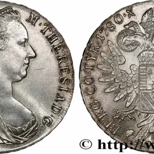 Prix Réduit AUTRICHE 1 Thaler (REFRAPPE) Marie-Thérèse 1780 Vienne fwo_760721 Monde