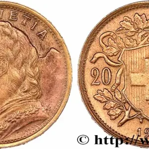 OR, PALLADIUM ET PLATINE INVESTISSEMENT 20 Francs "Vreneli" 1930 Berne fwo_765337 Monde Dernière Chance