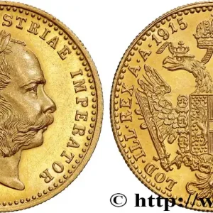 OR, PALLADIUM ET PLATINE INVESTISSEMENT 1 Ducat refrappe moderne François-Joseph Ier 1915 fwo_769463 Monde Certifié