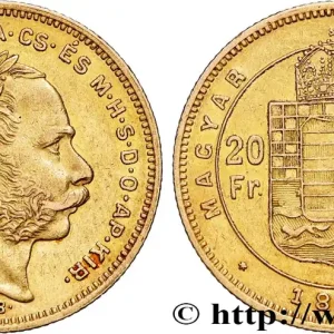 Marque OR, PALLADIUM ET PLATINE INVESTISSEMENT 20 Francs or ou 8 Forint, 1e type François-Joseph Ier 1878 Kremnitz fwo_769531 Monde