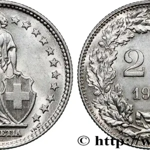 Solde SUISSE 2 Francs Helvetia 1940 Berne fwo_771987 Monde