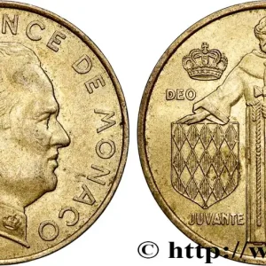 MONACO 20 Centimes Rainier III 1974 Paris fwo_772108 Monde Exclusif