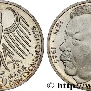 ALLEMAGNE 5 Mark Proof Friedrich Ebert 1975 Hambourg fwo_772117 Monde Commande En Gros