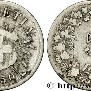 SUISSE 5 Centimes (Rappen) croix suisse 1850 Strasbourg - BB fwo_772324 Monde Affaire À Saisir