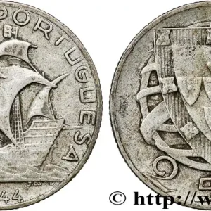 Vente Directe PORTUGAL 2 1/2 Escudos 1944 fwo_772763 Monde