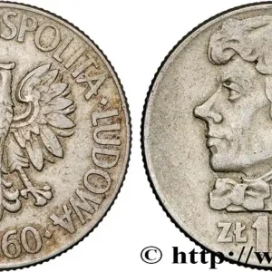 Certifié POLOGNE 10 ZlotychTadeusz Kosciuszko 1960 fwo_772776 Monde