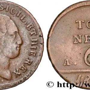 Artisanat ITALIE - ROYAUME DE NAPLES 6 Tornesi Ferdinand IV 1802 fwo_772777 Monde