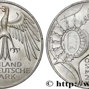 Livraison Gratuite ALLEMAGNE 10 Mark XXe J.O. Munich - Stade Olympique 1972 Karlsruhe fwo_772906 Monde
