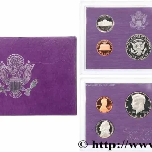 Artisanat ÉTATS-UNIS D'AMÉRIQUE Série Proof Set 1 & 5 Cents, 1 Dime, Quarter Dollar & Half Dollar 1986 S- San Francisco fwo_714071 Monde