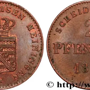 Dernière Chance ALLEMAGNE - SAXE-MEININGEN 2 Pfennige 1869 fwo_957644 Monde